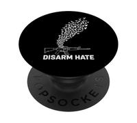 Désarmez la Haine de la Paix Motif colombes Anti-Violence PopSockets PopGrip Adhésif