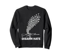 Désarmez la Haine de la Paix Motif colombes Anti-Violence Sweatshirt