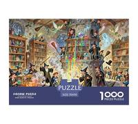 Désastre de sortilège dans la Tour du Sorcier Puzzle en Bois Imperméable DIY Puzzles De 1000 Pièces pour Adultes Cadeaux Impossible Jeux Éducatifs
