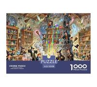 Désastre de sortilège dans la Tour du Sorcier Puzzle en Bois Imperméable Puzzles De 1000 Pièces pour Adultes Défi Et Casse-tête De Décoration pour La Maison