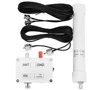 Desattot AntenneActiveMiniFouet ModèleMiniWhip RX 155x27mm | Gamme 10 kHz à 30 MHz, alimentation 12-15 V à 150 mA, couleur Blanc, câble BNC 6 m inclus, taille 155 x 27 mm.