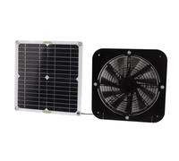 Desattot Panneaux solaires Protection Eau Ventilation Plastique | Pièces du moteur protégées contre les courts-circuits et l'eau; ventilateur intégré, puissance jusqu'à 10W.
