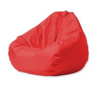 DESAV Housse de pouf poire (sans remplissage, housse uniquement), pouf flottant Oxford imperméable pour jardin, plage, camping, natation, rouge, taille L