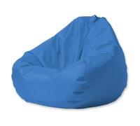 DESAV Housse de pouf poire (sans remplissage, housse uniquement), pouf flottant Oxford imperméable pour jardin, plage, camping, natation, bleu clair, taille M