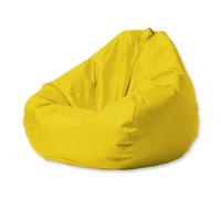 DESAV Housse de pouf poire (sans remplissage, housse uniquement), pouf flottant Oxford imperméable pour jardin, plage, camping, natation, jaune, taille L