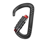 d'escalade - Aluminium D'aviation Porteur De 1200 Kg, Crochet De Verrouillage Automatique | Équipement De Sécurité Extérieur Robuste | Porte-clés avec Anneau en D, Hamac, Camping, Randonnée