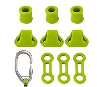 d'escalade Outils de Verrouillage, en Silicone à dégagement Rapide - Kit de butée de Corde de gréement de Sauvetage, pour Rappel, Alpinisme, Grotte, Exploration et Sauvetage