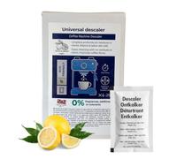 Descalcificador para Cafeteras 6 x 25 g | Ácido Cítrico 100% Natural sin Fragancias ni Colorantes | Antical Universal | Compatible con todas las marcas | Elimina la cal adherida | Ecológico