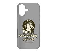 Descartes Citation Tout en Doute Coque pour iPhone 17