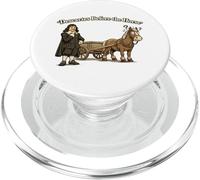 Descartes Philosophie Avant Le Cheval Jeu de Mots drôle PopSockets PopGrip pour MagSafe