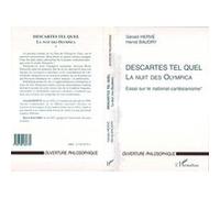 Descartes tel quel La nuit des Olympica. - Essai sur le national-cartésianisme - Hervé Baudry - L'harmattan - broché - Livre