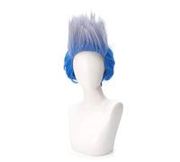 Descendants 3 Hadès perruque courte Cosplay Costume résistant à la chaleur cheveux synthétiques hommes Halloween fête jeu de rôle perruques QY-7836