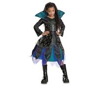 Descendants Uliana Deluxe Costume, Official Disney Descendants The Rise of Red Costume Dress, Wig not Included, Child Size (10-12)