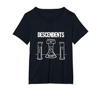 Descendents - Official Merchandise - Hypercaffium T-Shirt, Femme Grandes Tailles, Noir, 1X