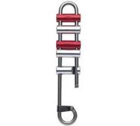 Petzl Rack Descender Rouge,Argenté