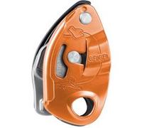 Petzl Assureur GRIGRI – Blocage assisté par came – Cordes dynamiques 8,5–11 mm – Rouge/Orange