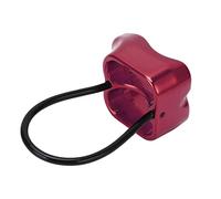 Descendeur ATC, Passage de Corde Double Compact, Multi-usages, Assurage Haute Résistance et Descendeur pour Extension de Grotte (Vin Rouge)