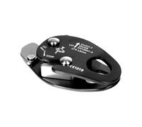 Descendeur en Aluminium Autobloquant en Forme de Col de Cygne,Dispositif D'Assurage Aluminium Auto-bloquant Col De Cygne | Accessoires d'entraînement à l'escalade - pour Rappel, Accès Montagne, Travai