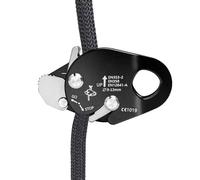 Descendeur en Aluminium Autobloquant en Forme de Col de Cygne | Matériel d'Escalade | Accessoires d'entraînement à l'escalade - pour Rappel en Escalade Travail en Hauteur Secours Évacuation Formation