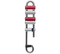 Descendeur PETZL RACK (gris/rouge) Taille unique