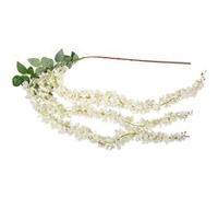 descente fleurs acacia artificielles 95cm blanc - artifetes 92283 Blanc G