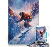 Descente palpitante Puzzle de 1000 pièces pour Adolescents Jeu cognitif et de Loisirs Assemblage de Motifs Pièce d'art 50x75cm