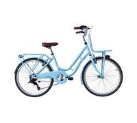 Descheemaeker Vélo de ville avec porte-bagage avant - 20 pouces 6 vitesses - RET206BL