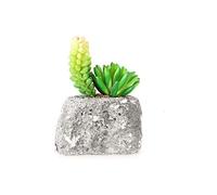 Desconocido MACETERO PIEDRA FLORES GRIS