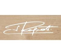 Desconocido Vinyle de coupe autocollant Firma Ragnotti 12 x 3 cm (blanc)