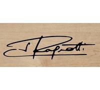 Desconocido Vinyle de coupe autocollant Firma Ragnotti 12 x 3 cm (Noir)