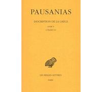 Description de la Grèce, tome 5. L'Elide I, Livre V