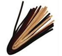 Description De Lot De 10 Fils Chenille Diam. 9mm, Longueur 50 Cm, Extra Duveteux, Mélange Brun Clair, Marron, Brun