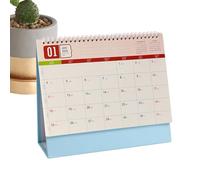 Description du calendrier Flipes - Planificateur de calendrier, calendrier | Organiseur mensuel de bureau en papier A4 avec grand espace d'écriture
