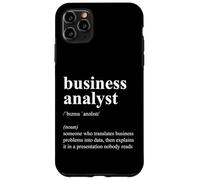 Description du Poste de définition d'analyste d'affaires drôle Coque pour iPhone 11 Pro Max