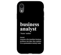 Description du Poste de définition d'analyste d'affaires drôle Coque pour iPhone XR