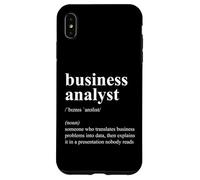 Description du Poste de définition d'analyste d'affaires drôle Coque pour iPhone XS Max