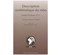 Description Systématique Du Mbo (Langue Bantoue A.15)