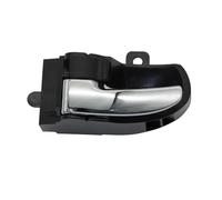 DESDE QQHH Garniture Intérieure pour Geely pour LC pour Cross pour GC2-RV pour GX2 1 pièce poignée de Porte intérieure Conduite à Gauche poignée de Porte intérieure Argent-Noir(La Gauche)