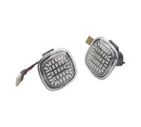 DESDE QQHH Pour Seat Pour Cordoba Pour Mk2 Pour Leon Mk1 (1999-2005) 2 feux clignotants latéraux orange sans erreur références 1U0949127B 1U0949127C Clignotants auto(Crystal)