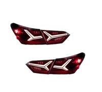 DESDEAQQHH Pour Toyota Pour Camry 8th 2018 - 2023, Feux Arrière LED Modifiés Clignotant Frein Dynamique Ensemble Voiture Cabochon de Feux Arrière(Red one set)
