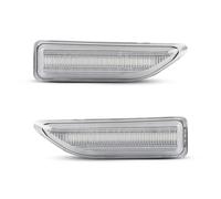 DESDEAQQSQ Pour Mini Pour Cooper Pour Countryman Pour F60 2017-2020 : 2 feux clignotants dynamiques à LED pour position latérale. Clignotant Voiture(Clear lens)