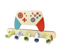 Desdira Cadeau Anniversaire Gamer - Porte-Argent en Bois pour PS4/PS5/Xbox/Switch - Idée Cadeau pour Joueurs - Accessoires Gaming - Cadeau Original Homme/Femme - Décoration Gamer