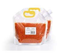 DeseCamen 2 kg gel de silice orange | Absorbeur d'humidité réutilisable non toxique | Billes déshydratantes anti-humidité avec indicateur de saturation | Déshumidificateur naturel | Sphères