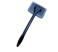 Désembueur Portable pour Vitres de Voiture, Outil de Nettoyage de Pare-Brise avec Poignée Antidérapante et Chiffon en Polyester, Outil de Nettoyage de Vitres, Idéal pour Pare-Brise de (Blue)