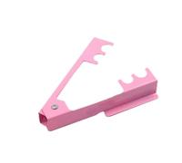 Désépineur pour Tiges de Roses Clip for enlever les épines des feuilles, Kit d'outils for fleurs, nettoyeur de tige Rose, pince perçage for magasin, 1 pièces(Pink)