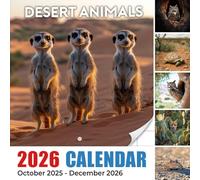 Desert Animals Calendar 2026: Discover resilient creatures thriving under the sun’s harsh glow