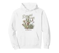 Desert Bloom Arizona Cactus Succulentes Agave Figue de Barbarie Sweat à Capuche