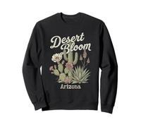 Desert Bloom Arizona Cactus Succulentes Agave Figue de Barbarie Sweatshirt