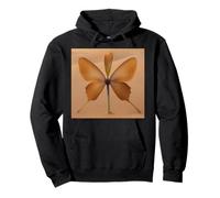 Desert Bloom - Motif abstrait de feuille de ginkgo Sweat à Capuche