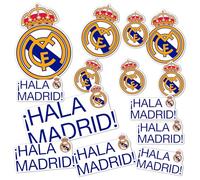 Desert Cactus Autocollant en vinyle Real Madrid FC Los Blancos Madridistas Soccer ordinateur portable bouteille d'eau voiture scrapbooking (Type 1-2)